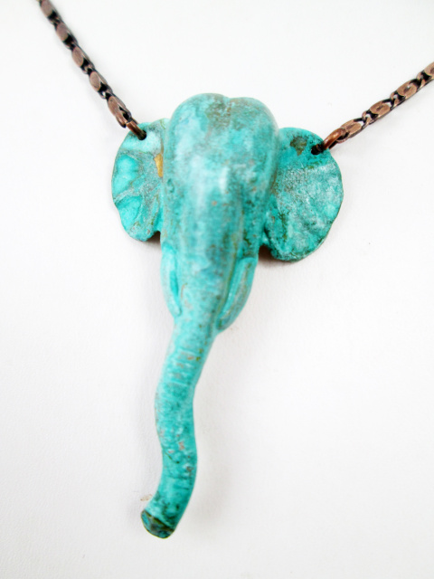 Elephant Necklace 3D
